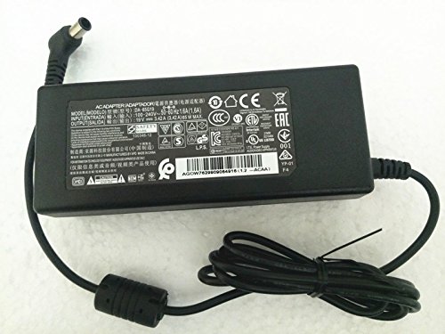 New AC Adapter 65W 19V 3.42A for DA-65G19 ADP-65JH AB PA-1650-68 LG LED 34UM65 22CV241-B E2742V 29EB73 29EA73 29EA73-P 22CV241-W M2280D-PU M2280D M2080D LCAP39 N225WU M2380D M2380D-PU M2380DF + Cord