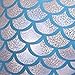 HDE Women Shiny Mermaid Leggings Liquid Wet Look Fish Scale Metallic Tight Pants (Blue, Small)