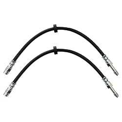 TRQ Front Brake Hose Set Compatible with 2001-2002