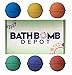 6 Bath Bomb Set by Bath Bomb Depot: 5.25 ounce Aromatic Bath Balls for Kids and Adults, Large Bath Bombs, USA Made Assorted Scent Moisturizing Spa Bathbombs, Non-Staining Bath Fizzies