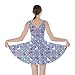 CowCow Womens Christmas Ornaments Santa Snow Winter Deer Skater Dress, XS-5XL