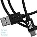TUDIA USB Type C Cable, USB-C to USB-A Fast Charging Cable 3.3 Feet (1 Meter) - Black