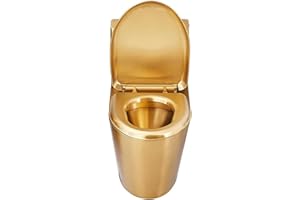 304 Stainless Steel Commercial Toilet, High-efficiency Water-saving One-piece Toilet, Bathroom Powerful Dual-flush Toilet, Wi