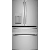 500 Series 36 in. 22 cu. ft. Smart Counter Depth French Door Refrigerator Stainless Steel, Fastest Ice Maker and Water on Fridge.com