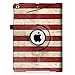 Fintie Rotating Case for iPad 6th / 5th Generation (2018/2017), iPad Air 2 / Air 1 (9.7 Inch) - 360 Degree Rotating Stand Cover Auto Sleep Wake, US Flag