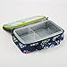Fit & Fresh Insulated Bento Box Lunch Kit, Navy Hearts