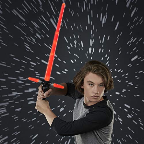 Hasbro Star Wars E3614EW1 Kylo Ren rotes Lichtschwert Spielzeug für Kinder ab 6 Jahren mit Lichtern, Sounds Plus Zugang… – Bild 8