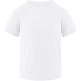 Auranso Boys Rash Guard Short Sleeve Boys Swim Shirt UPF 50+ Quick Dry Shirt for Girls