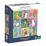 Cats and Flowers 500 Piece Jigsaw Puzzle from Good