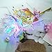 KIRIFLY Artificial Rose Gifts Fake Flowers Roses Presents for Women LED Light Plastic Cellophane Flower Birthday Anniversary Engagement Colorful Gifts