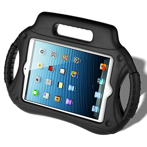 ABLEGRID® Shockproof Kids Safe Foam Handle Case Cover Stand for iPad Mini 1 2 3 Retina (Black)