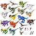 Jurassic World Dinosaur Sets,16 Dinosaur Building Blocks,2 Mini Dinos,9 Dinos Figures Accessories,By YYKMEI