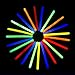Fun Central - 25 Pack - Glow Sticks in Assorted Colors | for Mardi Gras Party Supplies Party Favors Glow Parties Raves Parties EDM Concerts Glow Weddings, Kids Birthdays Sensory Toys