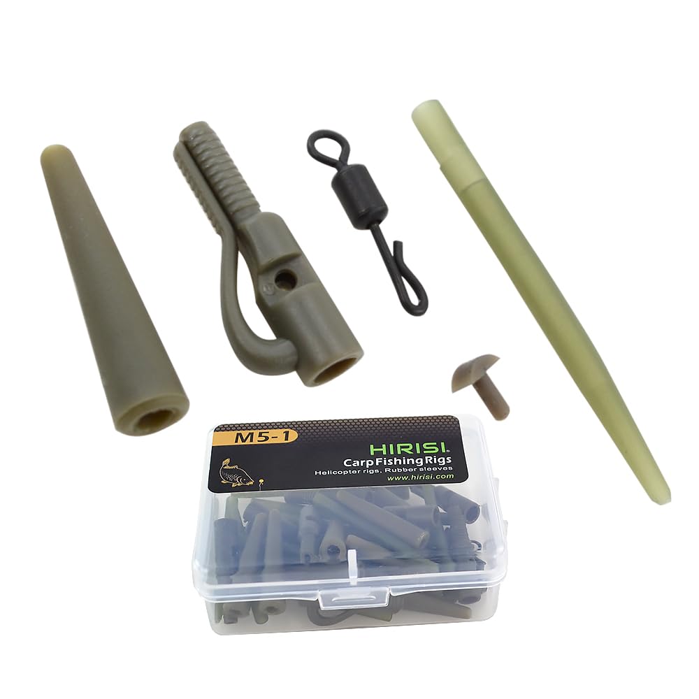 Carp Fishing Rigs Terminal Tackle Accessories Swivels and Snaps Safety Clips M5