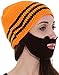 Simplicity Men's Women's Beard Hat Beanie Winter Warm Knit Outdoor Cap Orange