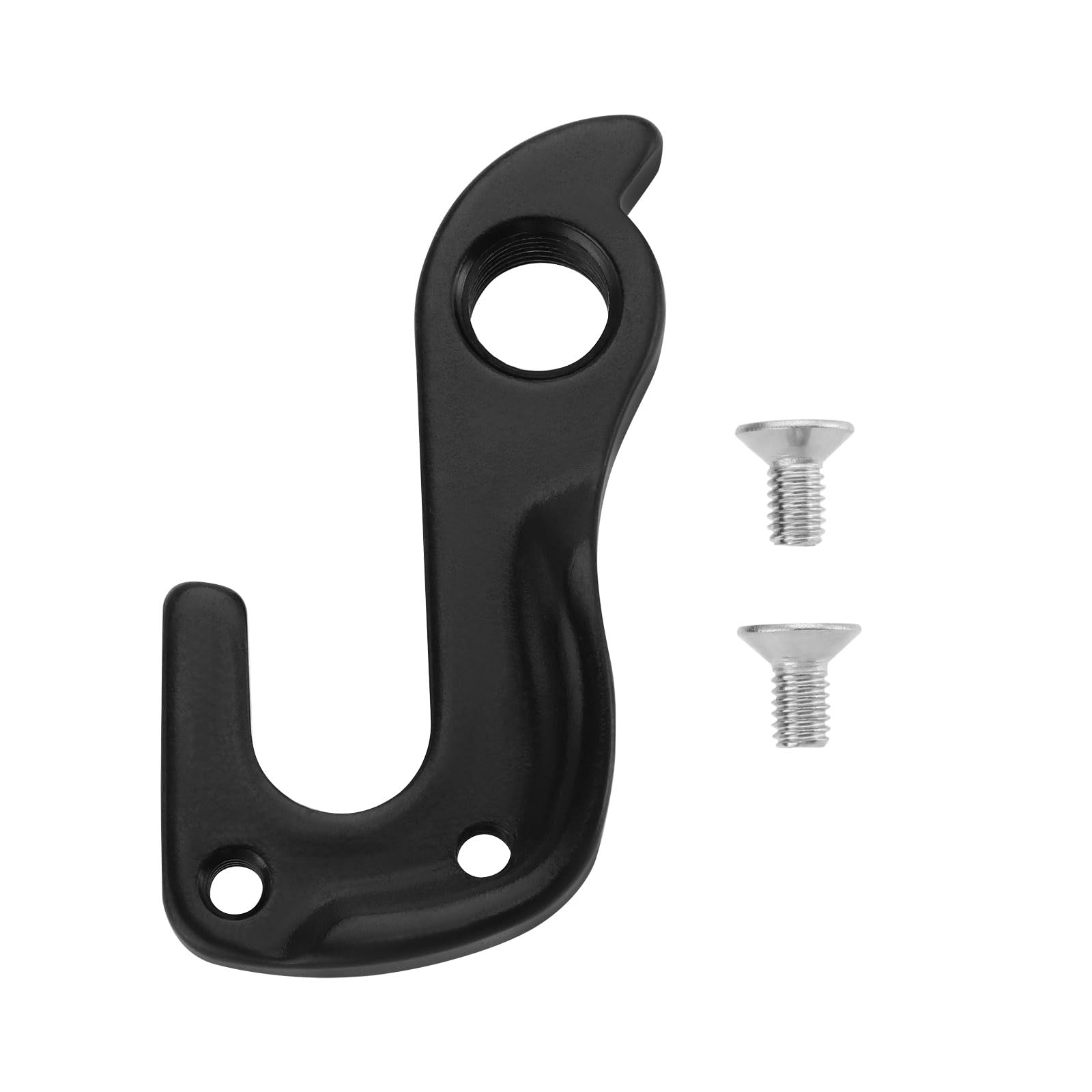 LT Easiyl Mechanical Derailer Hook Bicycle Tail Hook Metal Rear Derailer Hook Screw Model 10148 D593 GH-165 Compatible with CUBE Bicycle Accessories, Black