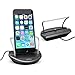 iPhone 6 Charging Dock Desktop Chargers Stand Desk Station Holder Easy Station for iPhone 7/6/SE/6S/5S/5 (Grey)