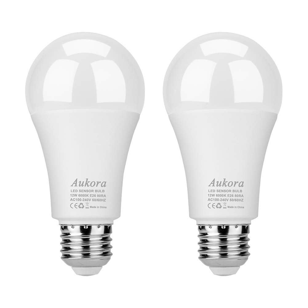 Aukora Dusk To Dawn Light Bulb 12w 100 Watt Equivalent Smart Sensor Light Bulbs Super Bright E26 Automatic On Off Buy Online In India At Desertcart In Productid