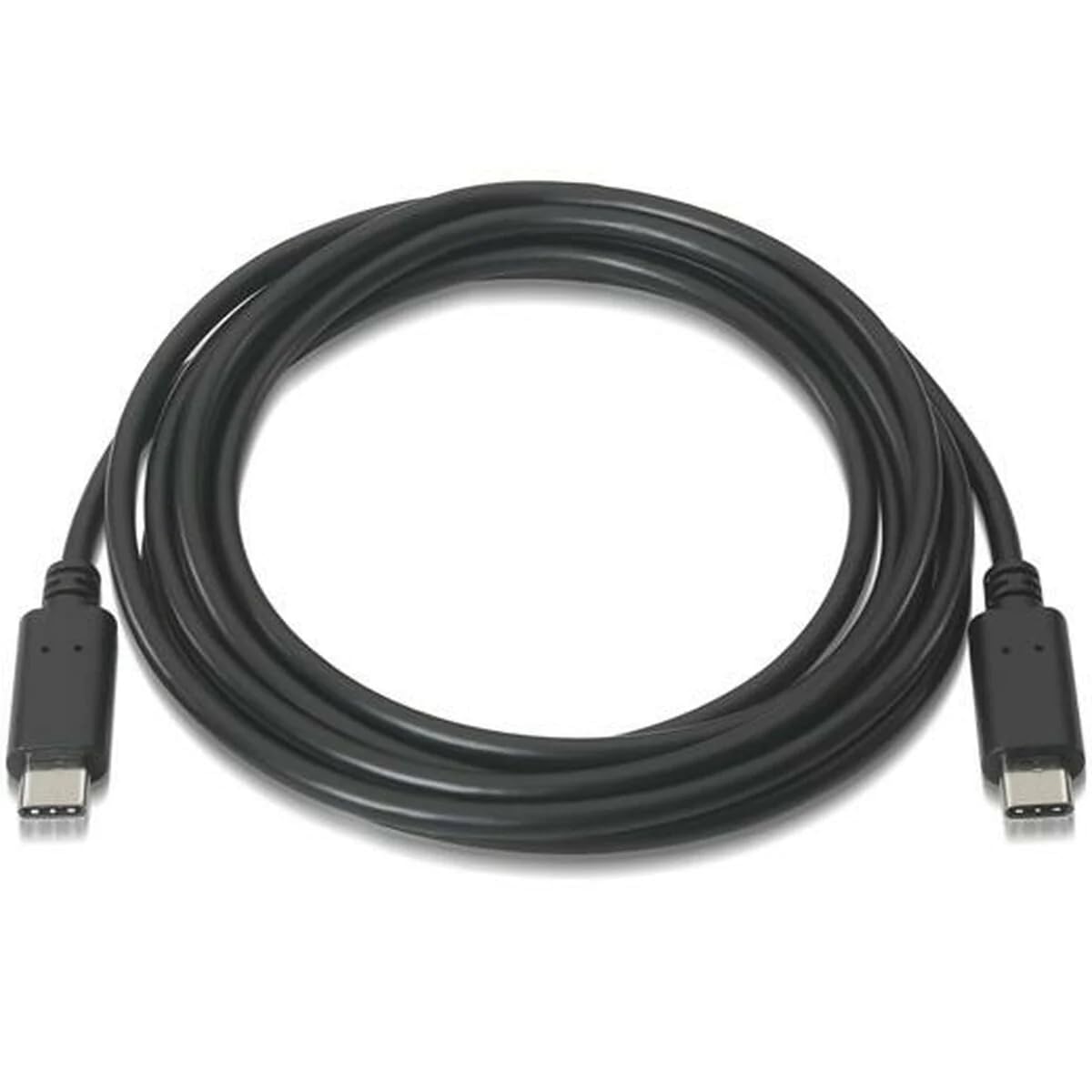 AISENS A107 – 0056 – USB 2.0 Cable (3 A, 1 m, for mobile phone and Tablet) Black