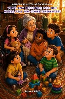 Livro VOVÓ ANA RESPONDE: POR QUE NOSSA PELE TEM CORES DIFERENTES?: Uma História Infantil Sobre Autoestima, Inclusão, Pertencimento e Respeito às Diferenças