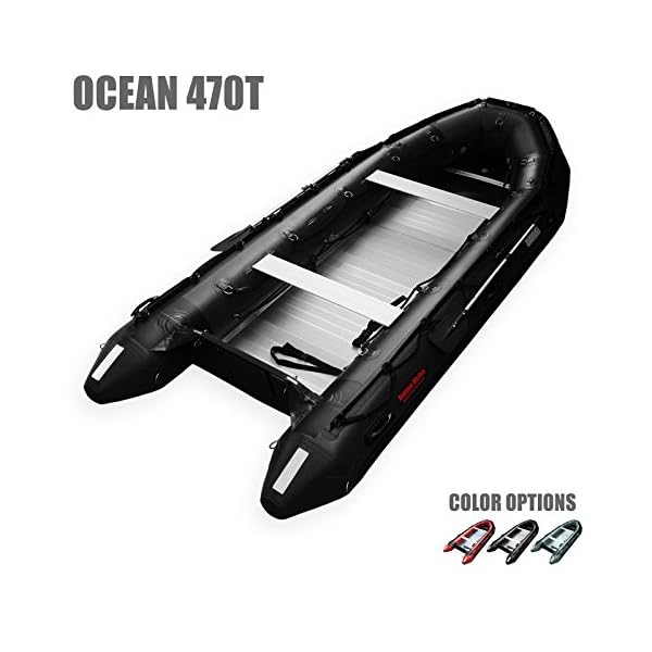 Seamax-Ocean470T-155-Feet-Commercial-Grade-Inflatable-Boat-Max-12-Passengers-and-40HP-Rated