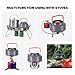 REDCAMP 1.1L Outdoor Camping Kettle, Aluminum Water Pot with Carrying Bag, Compact Lightweight Tea Kettle