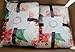 3 pcs Set Boho Floral Ruffle Baby Minky Blanket, Peach Floral Nursery Crib Skirt Set Baby Girl Crib Bedding (Coral)
