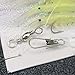 JSHANMEI 10 Packs Luminous Shrimp Bait Rigs Glitter Glow in The Dark Fishing Lures Saltwater Bait Lure Catching Hook Tackle Fishing Rigs