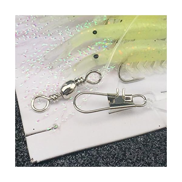 JSHANMEI-10-Packs-Luminous-Sabiki-5-Shrimp-Rigs-Glitter-Glow-in-the-Dark-Fish-Saltwater-Fishing-Bait-Baits-Lure-Catch-Catching-Hook-Tackle-Fishing-Rigs