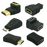 Smilism HDMI Cable Adapters Converter Kit (6 Adapters)