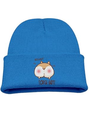 Guess What Corgi Butt Unisex Baby Girls Lovely Knit Beanie Hat