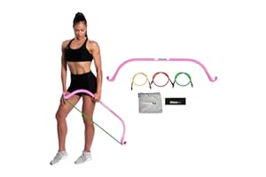 Lite Gorilla Bow Portable Home Gym Resistance Bands and Bar System for Travel, Fitness, Weightlifting and Exercise Kit, Full Body Workout Equipment Set