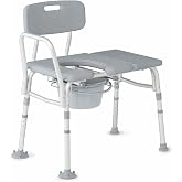 Medline Transfer Bench with perineal cut out and bucket 400lb cap