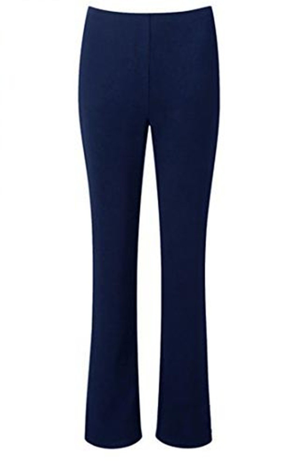 womens navy bootleg trousers