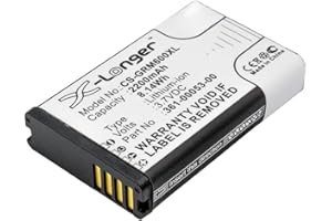 GENERIC 361-00053-04 Battery Replacement for Garmin Montana 600 600T 650T 680 680T Alpha 200 Alpha 300, fit for 010-11599-00 010-11654-03 361-00053-00