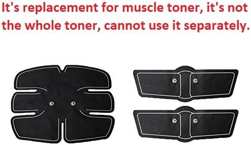 MUSCLE TONER ABS STIMULATOR Portable Muscle Trainer with Rhythm &amp; Soft impulse - 6 Modes &amp; 10 levels with Simple Operation - Ultimate abs stimulator for Men Women