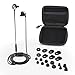 JLAB Epic-BLKGRY-Box JLab Audio Epic Earbuds with Massive 13mm C3 Drivers, Easy-to-Use Track Control, Customizable Cush Fins & Guaranteed for Life - Black/Gray