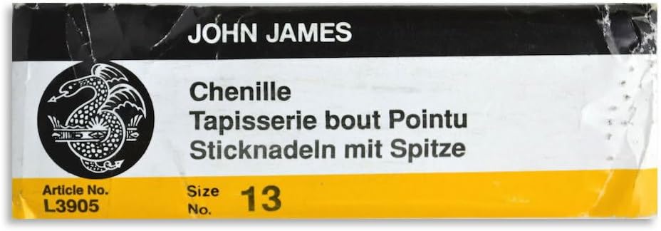 John James Chenille Embroidery Needles (13)