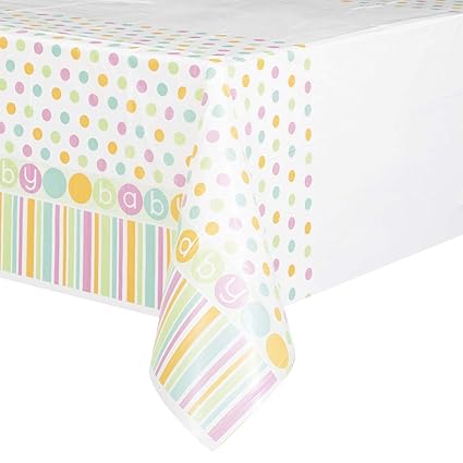 baby shower table cloth