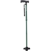 HurryCane HCANE-PP-C2 Freedom Edition Foldable Walking Cane with T Handle