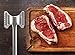 Meat Tenderizer Mallet, Heavy Duty Food Hammer Mallet Tool Two Sides Chicken Pounder for Beef Pork,Aluminum alloy by OUZIFISH
