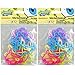 Spongebob Squarepants Nickelodeon Shape Silicone Rubber Bands - 18 Rubber Bandz Bracelets - 6 Shapes and Multiple Colors