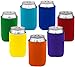 Neoprene Can Sleeves - Pack of 13 Plain Can Cooler Covers Fit 12 oz Cans and 12 to 16 oz Glass & Aluminum Bottles. Premium Neoprene & Stitching by Impirilux (13, Multi Color)