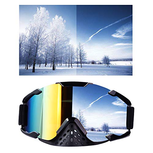 Motorcycle goggles,Dirt Bike goggles,Bendable OTG frame waterproof