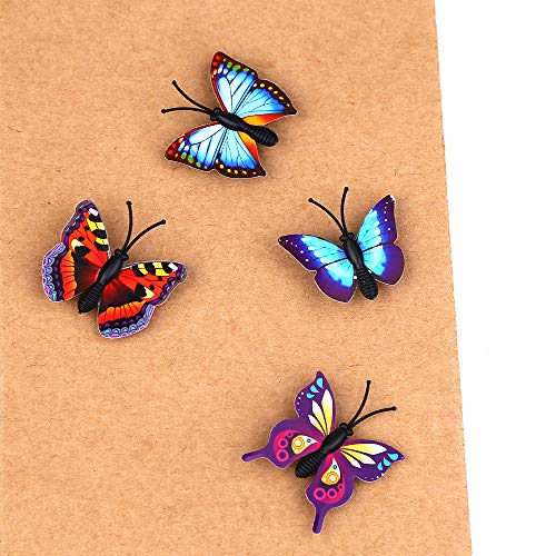 FINGOOO 30 pcs Decorative Thumb Tacks Colorful Cute pushpins Small Cute pushpins for Cork Board, Photo Wall Decorations