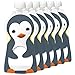 Squooshi Reusable Food Pouch | Penguin 6 Pack | Refillable Squeeze Pouches for Kids of All Ages