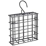 Stokes Select Suet Cage Bird Feeder, Single Suet Cake Capacity