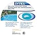 INTEX 29083E Spiral Hose for Pool Filters, 1.5in X 25ft, One Size, Blue