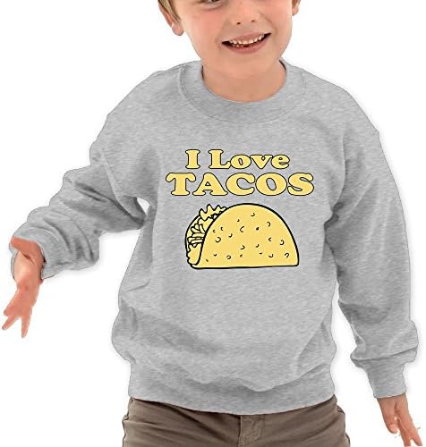 Puppylol Love Tacos Kids Classic Crew-neck Pullover Sweatshirt Black