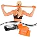 7ft Long Resistance Bands for Stretching,Exercise Bands Resistance Bands Set with Door Anchor, Carry Pouch, iPhone App & E-Book,Latex-Free Workout Bands